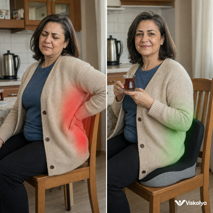 Viskolya™ Ergonomik Visco Oturma Minderi