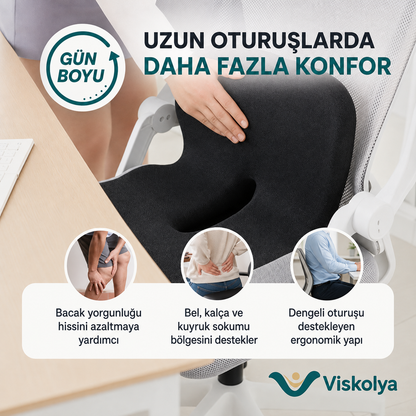 Viskolya™ Ergonomik Visco Oturma Minderi