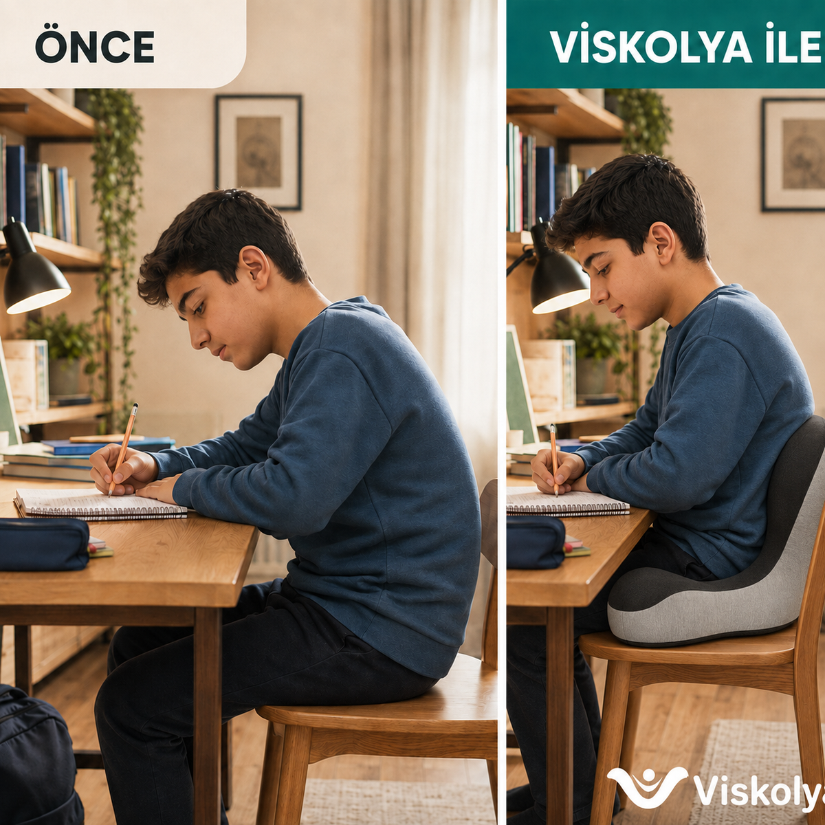 Viskolya™ Ergonomik Visco Oturma Minderi